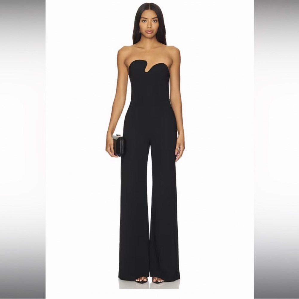 Strapless Puzzle Jumpsuit in Black
Amanda Uprichard